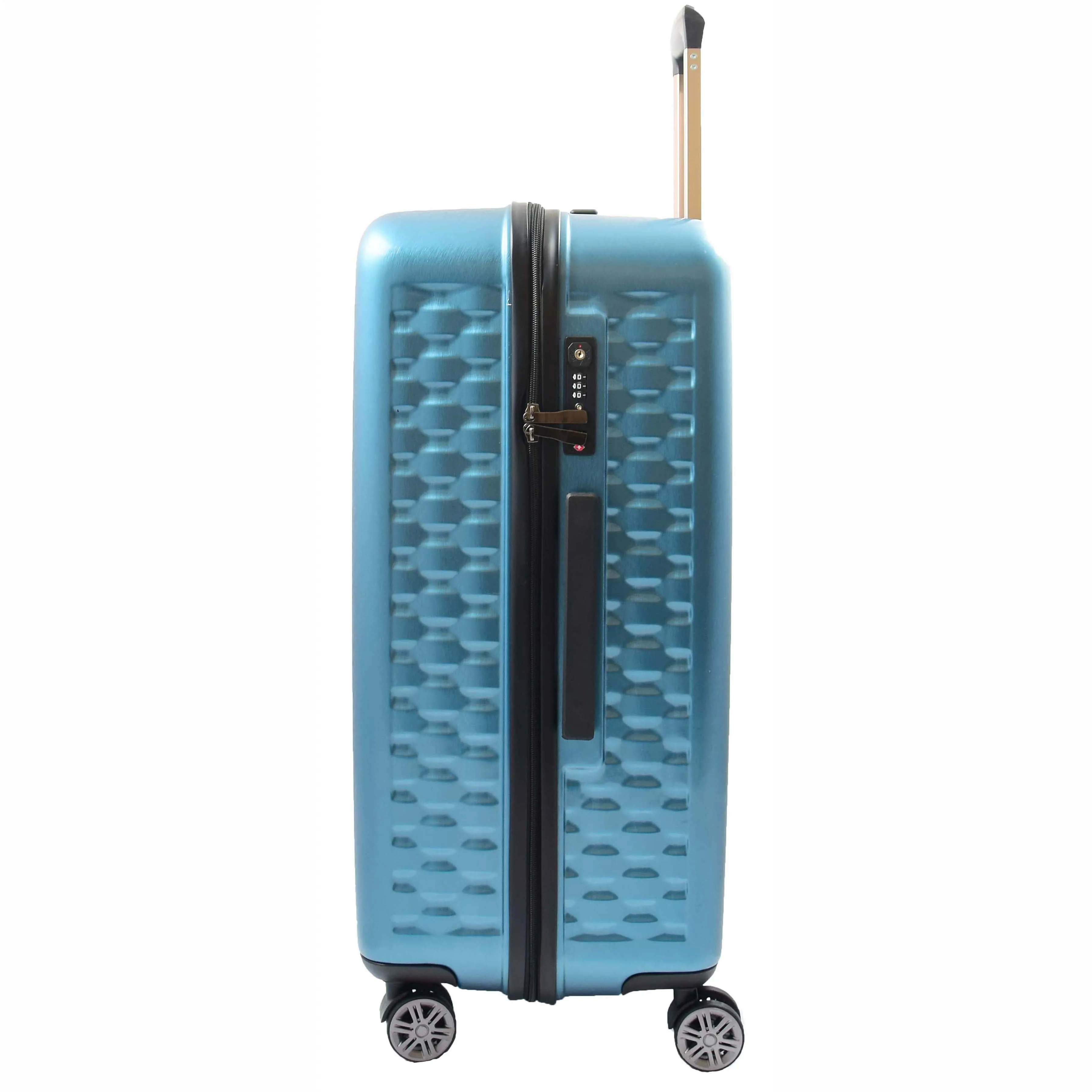 Travel Luggage 8 Wheel 360 Spinner Macau Blue