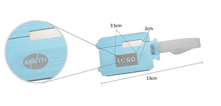 Trolley Suitcase-Shaped Luggage Tag