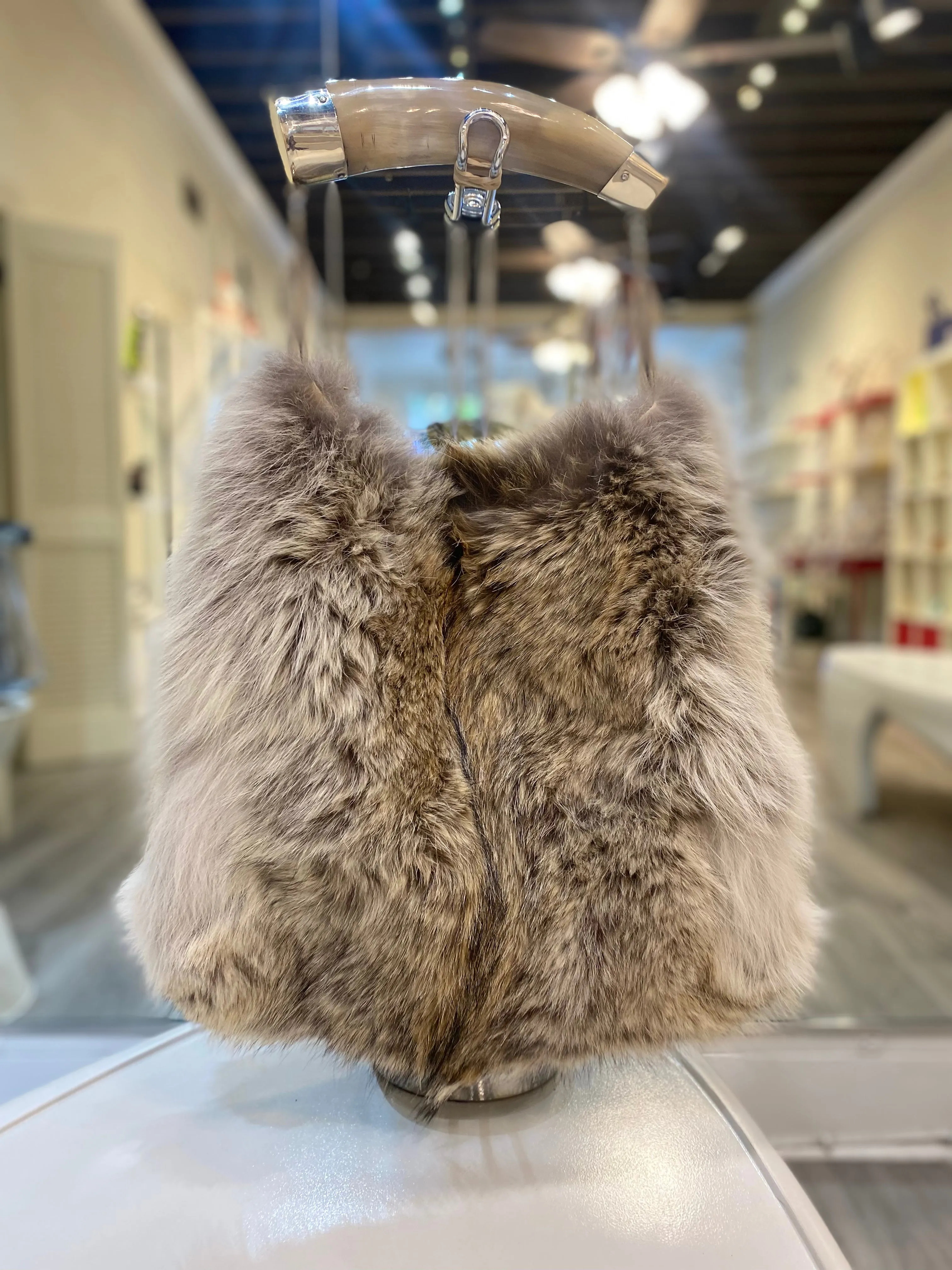 Trēs Chic Furs Coyote Bag