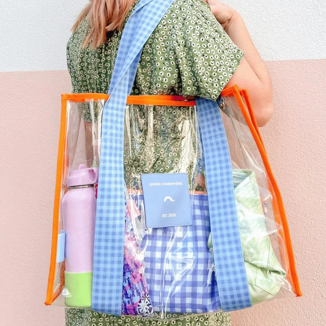 TSC Blue & Orange Cheeky Tote Bag