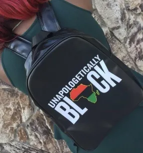 Unapologetically Black RBG Leather Bookbag