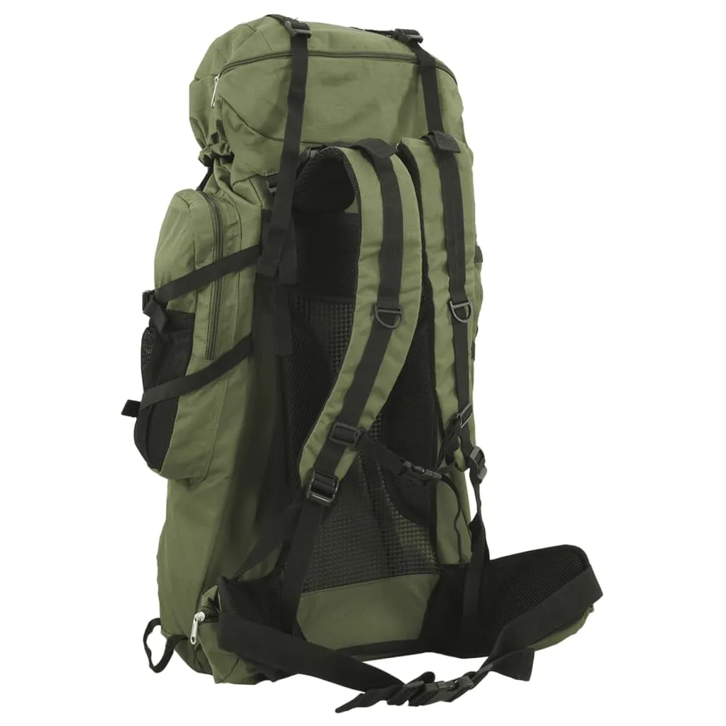 vidaXL Hiking Backpack Army Green 80 L Oxford Fabric