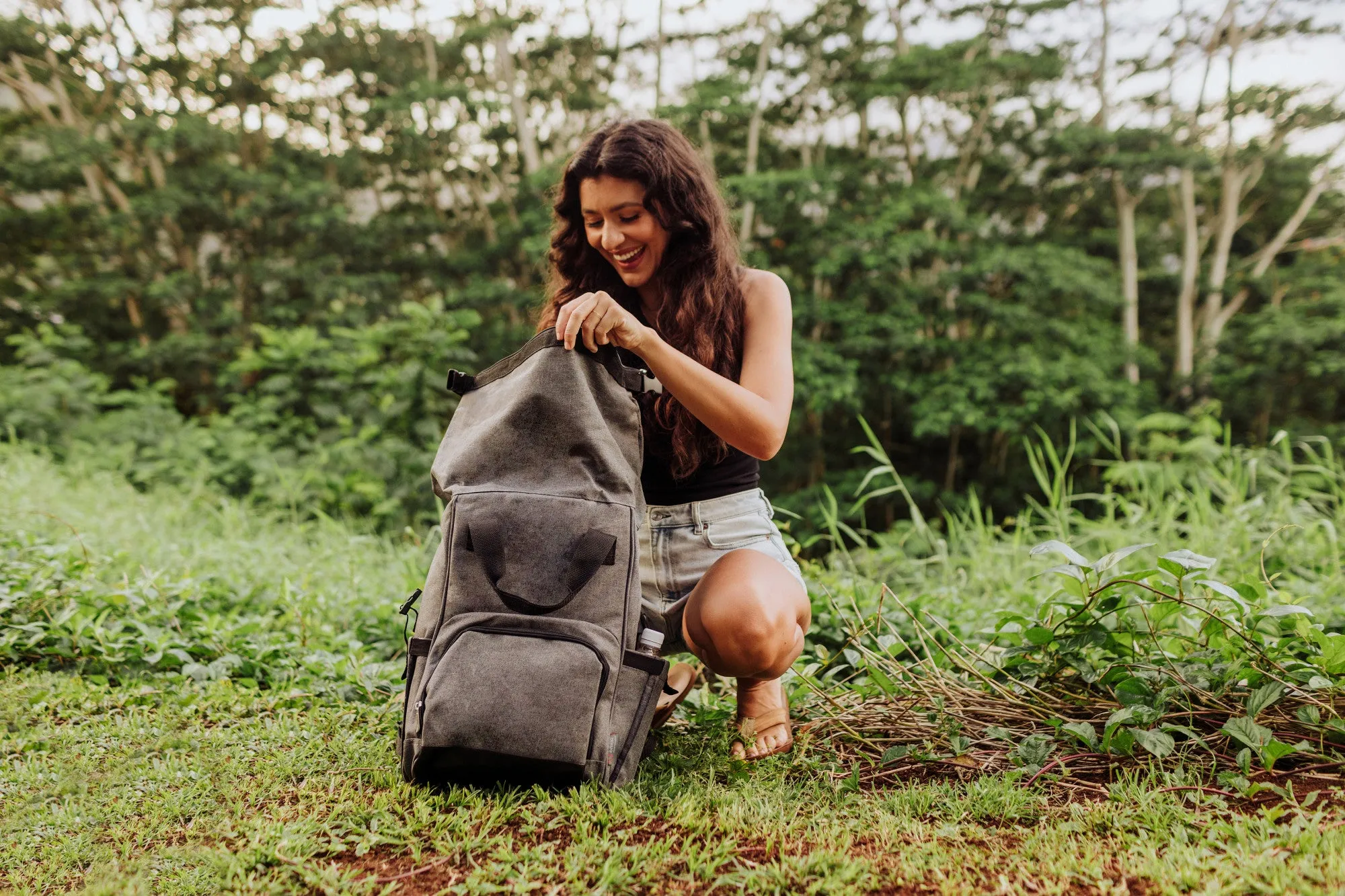 Washington State Cougars - On The Go Roll-Top Backpack Cooler