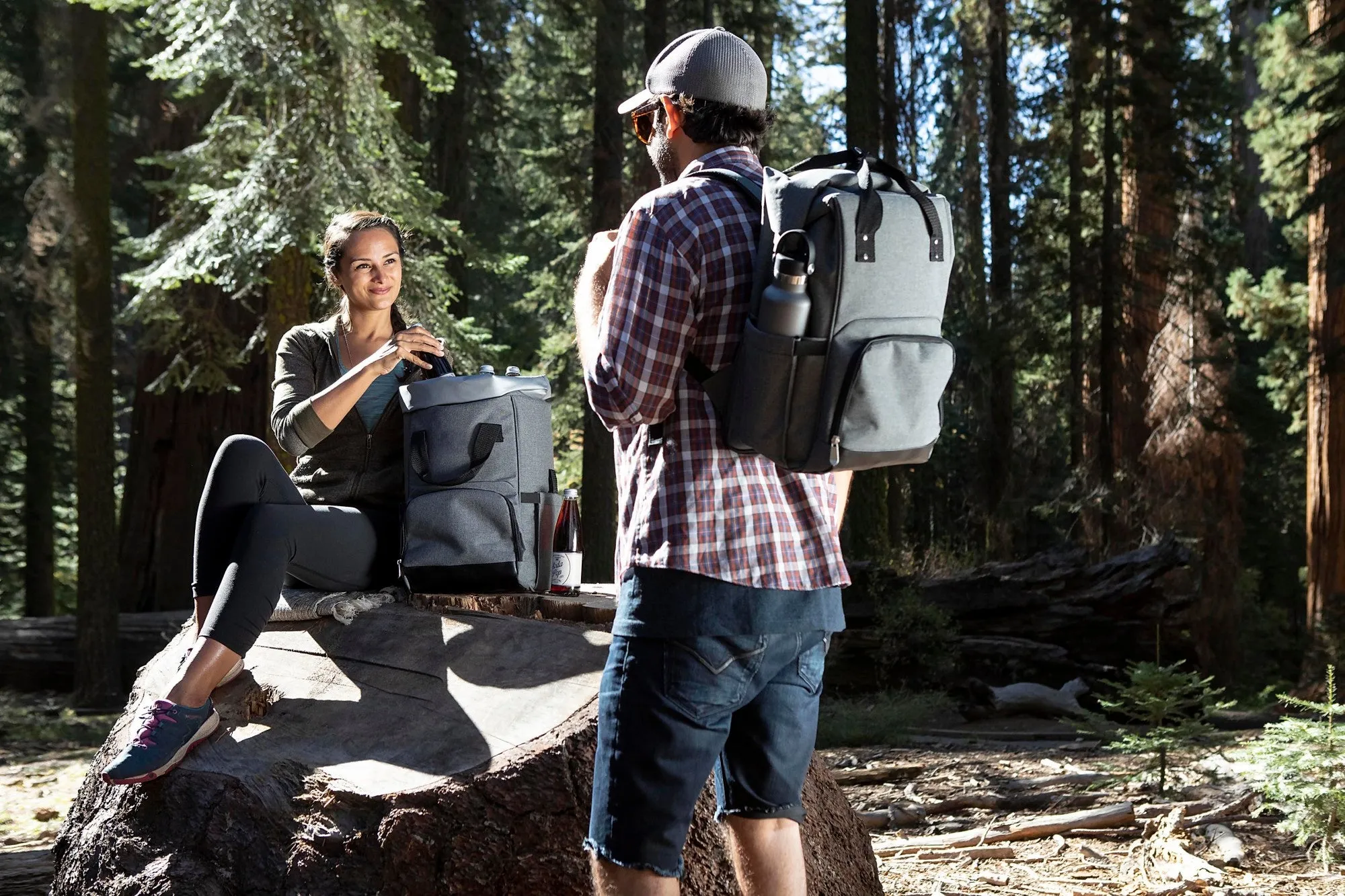 Washington State Cougars - On The Go Roll-Top Backpack Cooler