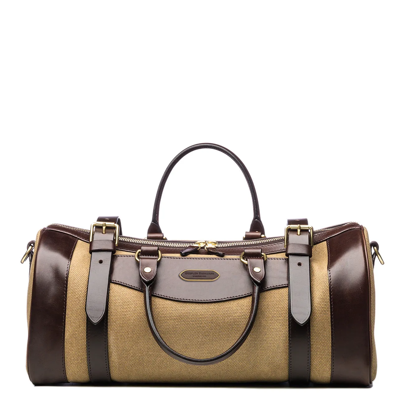 Westley Richards Small Sutherland Bag Sand / Dark Tan