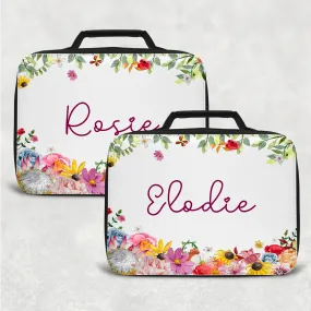 Wildflower Personalised Insulated Lunch Bag