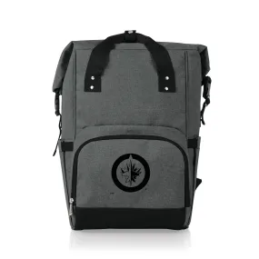 Winnipeg Jets - On The Go Roll-Top Backpack Cooler