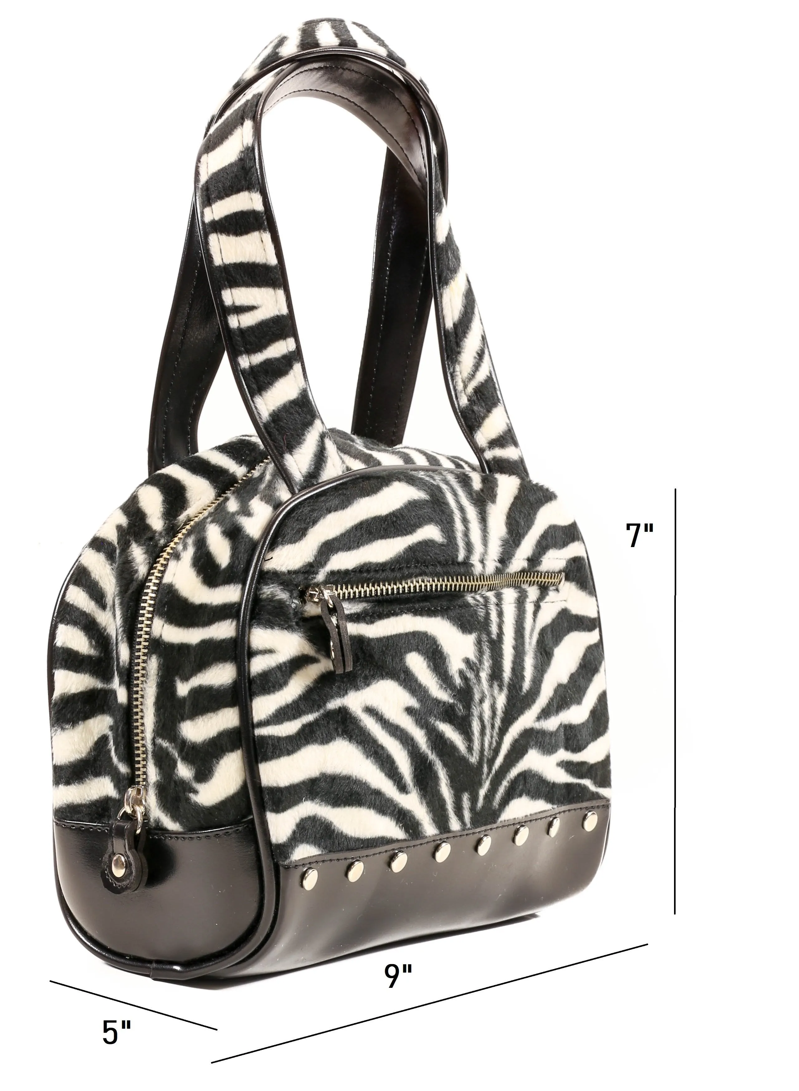 Zebra Print Handbag